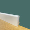 BATTISCOPA ZOCCOLINO in legno MASSELLO di ABETE 40X12 Squadrato bianco Eternal Parquet