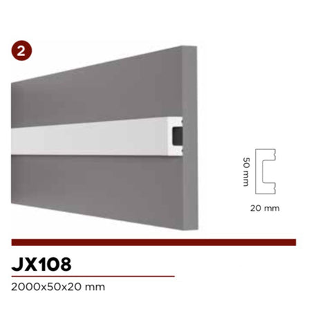 2,2mq di Boiserie in Duropolimero Polistrutturato Mod.Dallas L200xH110 anche scale - Eternal Parquet