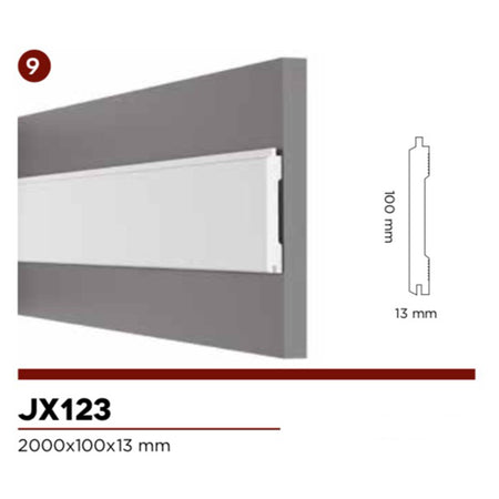 2,3MQ di Boiserie in Duropolimero Polistrutturato Mod.DENVER  L200xH115 circa