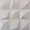 10/20mq di Pannelli in XPS (polistirene compatto) 3D a soffitto o Parete 50x50x2cm Bianchi 4 modelli