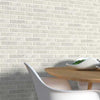 RIVESTIMENTO esterno - interno  isolante FLEX 248X770X5mm con mattoni BIANCHI Ultrarealistici - Eternal Parquet