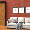 RIVESTIMENTO esterno - interno  isolante FLEX 248X770X5mm con mattoni ROSSI Ultrarealistici