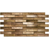Pannelli 3D Rivestimento a parete in PVC effetto pietra, mosaico, legno Realistici e isolanti. - Eternal Parquet