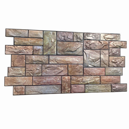 MAXI Pannelli 3D HI-RES Rivestimento a parete in PVC - PIETRA VIVA- Realistici e isolanti. - Eternal Parquet