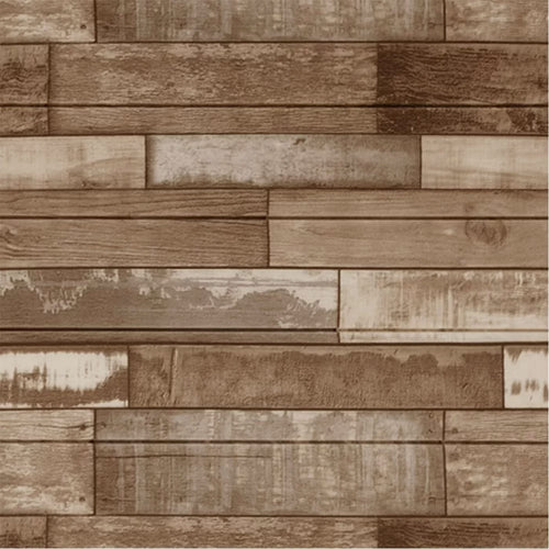Pannelli 3D Autoadesivi in PE 70X70cm PATCHWORK MARRONE , isolanti, idrorepellenti, economici - Eternal Parquet