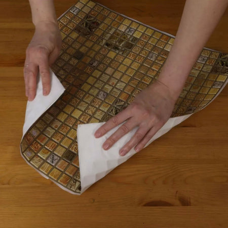 Pannelli 3D "AUTOADESIVI" in PVC EGYPT effetto MOSAICO BAGNO DOCCIA Realistici e isolanti. - Eternal Parquet