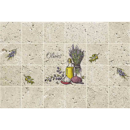 Pannelli 3D Rivestimento a parete in PVC a rilievo realistici parato di design PIETRA GRECA - Eternal Parquet