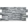 Pannelli 3D Rivestimento a parete in PVC effetto LASTRE DI PIETRA GRIGIA Realistici e isolanti. - Eternal Parquet