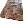 Pannelli 3D Rivestimento a parete in PVC effetto PATCHWORK DI LEGNO Realistici e isolanti. - Eternal Parquet