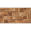 Pannelli 3D Rivestimento a parete in PVC effetto PATCHWORK DI LEGNO Realistici e isolanti. - Eternal Parquet