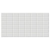 Pannelli 3D Rivestimento a parete in PVC effetto PIASTRELLE BIANCHE Realistici e isolanti. - Eternal Parquet