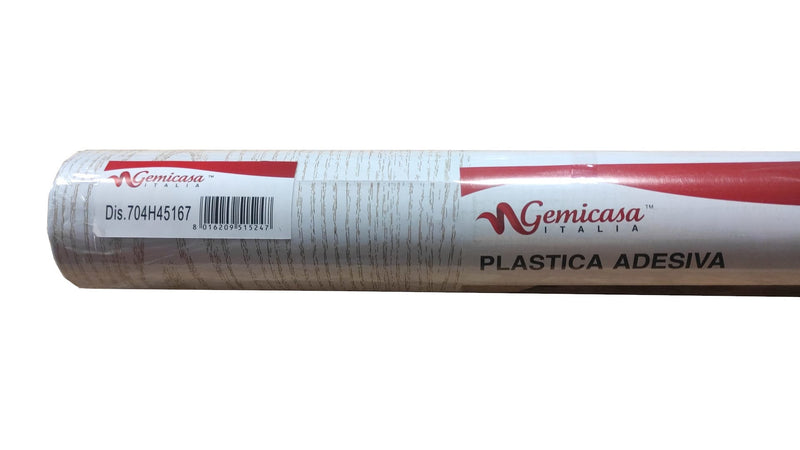 Rotolo 45cm x 15mt di pellicola adesiva effetto FRASSINO GRIGIO 3d HD per mura e mobili - Eternal Parquet