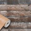 Rotolo 45cm x 2mt di pellicola adesiva effetto Legno rustico 3d HD per mura e mobili