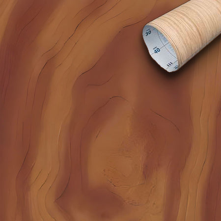 Rotolo 45cm x 2mt di pellicola adesiva effetto NOCE AMERICANO 3d HD per mura e mobili - Eternal Parquet