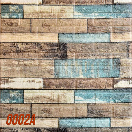 Pannelli 3D Autoadesivi in PE 70X70cm Mattoni o Legno Resistenti, isolanti, idrorepellenti, economici - Eternal Parquet