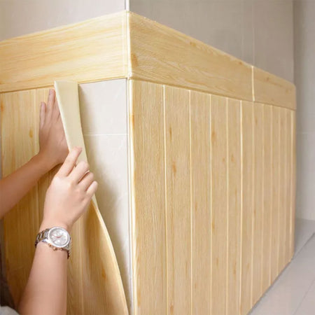 Pannelli 3D Autoadesivi in PE 70X70cm Mattoni o Legno Resistenti, isolanti, idrorepellenti, economici - Eternal Parquet