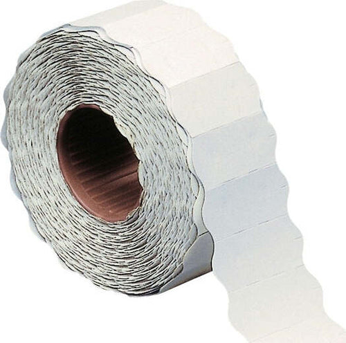 Etichetta a onda - permanente - 26x12 mm - bianco - Markin - rotolo da 1500 etichette [multipack] 16 pezzi Cancelleria e prodotti per ufficio/Archivio ufficio e accessori per scrivania/Etichette divisori per schedario e timbri/Etichette ed etichette adesive/Etichette per prezzatrici Eurocartuccia - Pavullo, Commerciovirtuoso.it