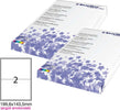 Etichetta adesiva - permanente - 199 6x143 5 mm - angoli tondi - 2 etichette per foglio - bianco - Starline - conf. 100 fogli A4 Cancelleria e prodotti per ufficio/Archivio ufficio e accessori per scrivania/Etichette divisori per schedario e timbri/Etichette ed etichette adesive/Etichette per stampanti Eurocartuccia - Pavullo, Commerciovirtuoso.it