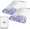 Etichetta adesiva - permanente - 52 5x21.2 mm - 56 etichette per foglio - bianco - Starline - conf. 100 fogli A4 Cancelleria e prodotti per ufficio/Archivio ufficio e accessori per scrivania/Etichette divisori per schedario e timbri/Etichette ed etichette adesive/Etichette per stampanti Eurocartuccia - Pavullo, Commerciovirtuoso.it
