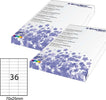 Etichetta adesiva - permanente - 70x25 mm - 36 etichette per foglio - bianco - Starline - conf. 100 fogli A4 Cancelleria e prodotti per ufficio/Archivio ufficio e accessori per scrivania/Etichette divisori per schedario e timbri/Etichette ed etichette adesive/Etichette per stampanti Eurocartuccia - Pavullo, Commerciovirtuoso.it