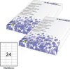 Etichetta adesiva - permanente - 70x35 mm - 24 etichette per foglio - bianco - Starline - conf. 100 fogli A4 Cancelleria e prodotti per ufficio/Archivio ufficio e accessori per scrivania/Etichette divisori per schedario e timbri/Etichette ed etichette adesive/Etichette per stampanti Eurocartuccia - Pavullo, Commerciovirtuoso.it