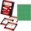 Etichetta adesiva - permanente - tonda D 10 mm - 120 etichette per foglio - 10 fogli per busta - verde - Markin Cancelleria e prodotti per ufficio/Archivio ufficio e accessori per scrivania/Etichette divisori per schedario e timbri/Etichette ed etichette adesive/Etichette per prezzatrici Eurocartuccia - Pavullo, Commerciovirtuoso.it