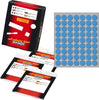 Etichetta adesiva - permanente - tonda D 14 mm - 63 etichette per foglio - 10 fogli per busta - blu - Markin Cancelleria e prodotti per ufficio/Archivio ufficio e accessori per scrivania/Etichette divisori per schedario e timbri/Etichette ed etichette adesive/Etichette per prezzatrici Eurocartuccia - Pavullo, Commerciovirtuoso.it