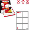Etichetta adesiva A455 - permanente - 99 1x93 1 mm - 6 etichette per foglio - bianco - Markin - scatola 100 fogli A4 Cancelleria e prodotti per ufficio/Archivio ufficio e accessori per scrivania/Etichette divisori per schedario e timbri/Etichette ed etichette adesive/Etichette per stampanti Eurocartuccia - Pavullo, Commerciovirtuoso.it