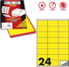 Etichetta adesiva C500 - permanente - 70x36 mm - 24 etichette per foglio - giallo fluo - Markin - scatola 100 fogli A4 Cancelleria e prodotti per ufficio/Archivio ufficio e accessori per scrivania/Etichette divisori per schedario e timbri/Etichette ed etichette adesive/Etichette per stampanti Eurocartuccia - Pavullo, Commerciovirtuoso.it