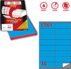 Etichetta adesiva C501 - permanente - 105x36 mm - 16 etichette per foglio - blu - Markin - scatola 100 fogli A4 Cancelleria e prodotti per ufficio/Archivio ufficio e accessori per scrivania/Etichette divisori per schedario e timbri/Etichette ed etichette adesive/Etichette per stampanti Eurocartuccia - Pavullo, Commerciovirtuoso.it