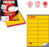 Etichetta adesiva C501 - permanente - 105x36 mm - 16 etichette per foglio - giallo - Markin - scatola 100 fogli A4 Cancelleria e prodotti per ufficio/Archivio ufficio e accessori per scrivania/Etichette divisori per schedario e timbri/Etichette ed etichette adesive/Etichette per stampanti Eurocartuccia - Pavullo, Commerciovirtuoso.it