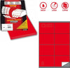 Etichetta adesiva C502 - permanente - 105x72 mm - 8 etichette per foglio - rosso - Markin - scatola 100 fogli A4 Cancelleria e prodotti per ufficio/Archivio ufficio e accessori per scrivania/Etichette divisori per schedario e timbri/Etichette ed etichette adesive/Etichette per stampanti Eurocartuccia - Pavullo, Commerciovirtuoso.it