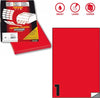 Etichetta adesiva C503 - permanente - 210x297 mm - 1 etichetta per foglio - rosso fluo - Markin - scatola 100 fogli A4 Cancelleria e prodotti per ufficio/Archivio ufficio e accessori per scrivania/Etichette divisori per schedario e timbri/Etichette ed etichette adesive/Etichette per stampanti Eurocartuccia - Pavullo, Commerciovirtuoso.it