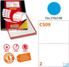 Etichetta adesiva C509 - permanente - 210x148 5 mm - 2 etichette per foglio - blu - Markin - scatola 100 fogli A4 Cancelleria e prodotti per ufficio/Archivio ufficio e accessori per scrivania/Etichette divisori per schedario e timbri/Etichette ed etichette adesive/Etichette per stampanti Eurocartuccia - Pavullo, Commerciovirtuoso.it