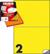 Etichetta adesiva C509 - permanente - 210x148 5 mm - 2 etichette per foglio - giallo - Markin - scatola 100 fogli A4 Cancelleria e prodotti per ufficio/Archivio ufficio e accessori per scrivania/Etichette divisori per schedario e timbri/Etichette ed etichette adesive/Etichette per stampanti Eurocartuccia - Pavullo, Commerciovirtuoso.it
