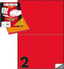 Etichetta adesiva C509 - permanente - 210x148 5 mm - 2 etichette per foglio - rosso - Markin - scatola 100 fogli A4 Cancelleria e prodotti per ufficio/Archivio ufficio e accessori per scrivania/Etichette divisori per schedario e timbri/Etichette ed etichette adesive/Etichette per stampanti Eurocartuccia - Pavullo, Commerciovirtuoso.it