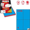 Etichetta adesiva C519 - permanente - 105 x148 5 mm - 4 etichette per foglio - blu - Markin - scatola 100 fogli A4 Cancelleria e prodotti per ufficio/Archivio ufficio e accessori per scrivania/Etichette divisori per schedario e timbri/Etichette ed etichette adesive/Etichette per stampanti Eurocartuccia - Pavullo, Commerciovirtuoso.it