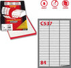 Etichetta adesiva C537 - permanente - 67x10 mm - 84 etichette per foglio - bianco - Markin - scatola 100 fogli A4 Cancelleria e prodotti per ufficio/Archivio ufficio e accessori per scrivania/Etichette divisori per schedario e timbri/Etichette ed etichette adesive/Etichette per stampanti Eurocartuccia - Pavullo, Commerciovirtuoso.it
