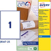 Etichetta adesiva J8167 - permanente - adatta a stampanti inkjet - 199 6x289 1 mm - 1 etichetta per foglio - bianco - Avery - conf. 25 fogli A4 Cancelleria e prodotti per ufficio/Archivio ufficio e accessori per scrivania/Etichette divisori per schedario e timbri/Etichette ed etichette adesive/Etichette per stampanti Eurocartuccia - Pavullo, Commerciovirtuoso.it
