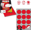 Etichetta adesiva R310 - permanente - tonda D 60 mm - 12 etichette per foglio - rosso fluo - Markin - scatola 100 fogli A4 Cancelleria e prodotti per ufficio/Archivio ufficio e accessori per scrivania/Etichette divisori per schedario e timbri/Etichette ed etichette adesive/Etichette per stampanti Eurocartuccia - Pavullo, Commerciovirtuoso.it