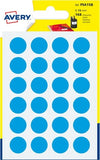 Etichetta adesiva tonda PSA - permanente - D 15 mm - blu - Avery - blister 168 etichette Cancelleria e prodotti per ufficio/Archivio ufficio e accessori per scrivania/Etichette divisori per schedario e timbri/Etichette ed etichette adesive/Etichette per stampanti Eurocartuccia - Pavullo, Commerciovirtuoso.it