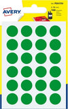 Etichetta adesiva tonda PSA - permanente - D 15 mm - verde - Avery - blister 168 etichette Cancelleria e prodotti per ufficio/Archivio ufficio e accessori per scrivania/Etichette divisori per schedario e timbri/Etichette ed etichette adesive/Etichette per stampanti Eurocartuccia - Pavullo, Commerciovirtuoso.it