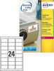 Etichetta in poliestere L6141 - adatta a stampanti laser - permanente - 63 5 x 33 9 mm - 24 etichette per foglio - trasparente - Avery - conf. 20 fogli A4 Cancelleria e prodotti per ufficio/Archivio ufficio e accessori per scrivania/Etichette divisori per schedario e timbri/Etichette ed etichette adesive/Etichette per stampanti Eurocartuccia - Pavullo, Commerciovirtuoso.it
