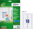 Etichetta magnetica J8871 - permanente - adatta a stampanti inkjet - 78x28 mm - 18 etichette per foglio - bianco - Avery - conf. 5 fogli A4 Cancelleria e prodotti per ufficio/Archivio ufficio e accessori per scrivania/Etichette divisori per schedario e timbri/Etichette ed etichette adesive/Etichette per stampanti Eurocartuccia - Pavullo, Commerciovirtuoso.it