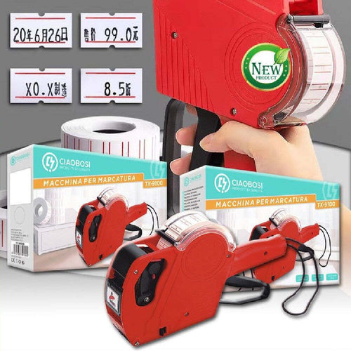 Etichettatrice Manuale Per Cartellini Prezzo A 8 Cifre Magazzino Negozio Tx-9100 Commercio Industria e Scienza/Forniture per imballaggio e spedizione/Etichette ed etichettatrici/Etichette industriali Trade Shop italia - Napoli, Commerciovirtuoso.it