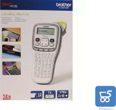 Etichettatrice Portatile Brother P-Touch H105 20mm/sec Nastro da 12 mm