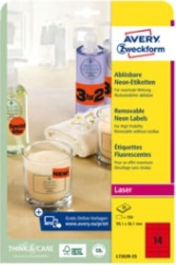 Etichette fluorescenti rimovibili laser - 99 1 x 38 1 mm - rosso - Avery - conf. 25 fogli Cancelleria e prodotti per ufficio/Archivio ufficio e accessori per scrivania/Etichette divisori per schedario e timbri/Etichette ed etichette adesive/Etichette per stampanti Eurocartuccia - Pavullo, Commerciovirtuoso.it