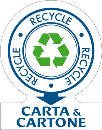 Etichette per raccolta differenziata CARTA - 141 x 110 mm - Tico - kit 6 pezzi Cancelleria e prodotti per ufficio/Archivio ufficio e accessori per scrivania/Etichette divisori per schedario e timbri/Etichette ed etichette adesive/Etichette per stampanti Eurocartuccia - Pavullo, Commerciovirtuoso.it