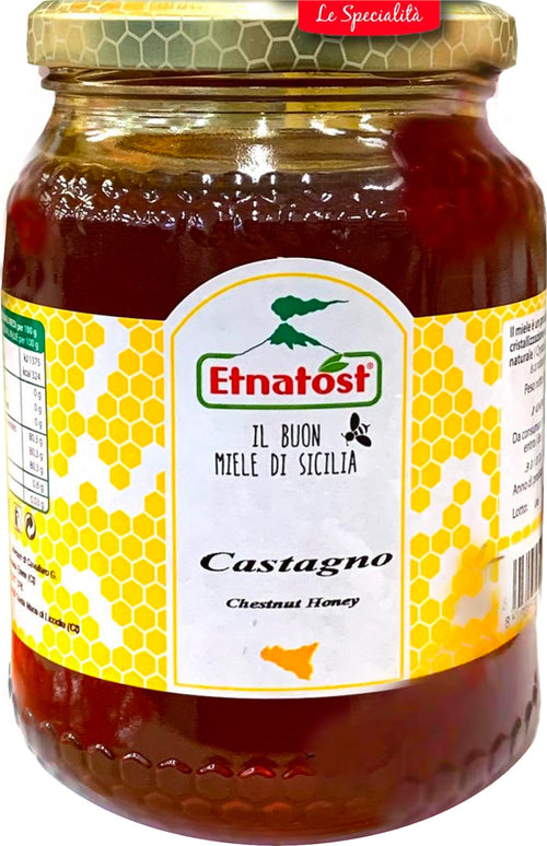 Etnatost Miele Di Castagno 1 Kg Miele Monofloreale Siciliano 100% Api Italiane Alimentari e cura della casa/Marmellate miele e creme spalmabili/Miele Sapori dei Nebrodi - Tortorici, Commerciovirtuoso.it