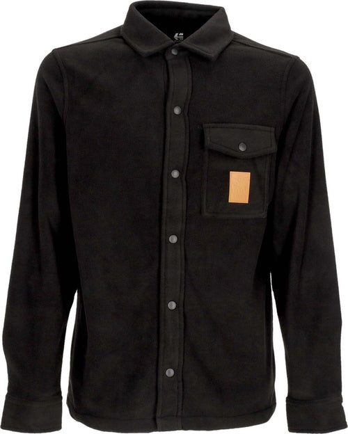 ETNIES-Camicia-Manica-Lunga-Uomo-Woodsman-Fleece-Black-da-uomo